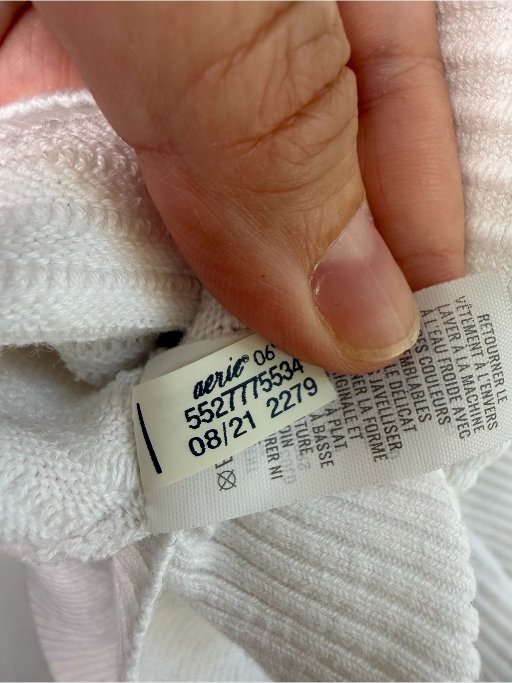 Offline by Aerie White Textured Half Zip Sweater - Picture 12 of 13